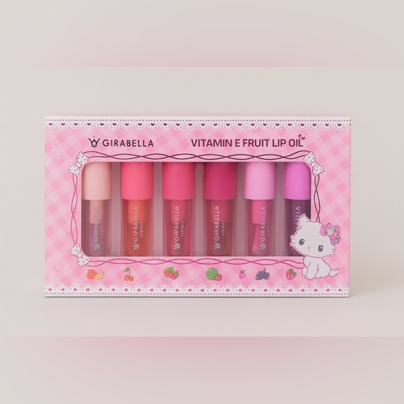 Hello Kitty Other - Hello Kitty Lip Oil Set - Pink and Purple